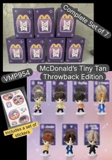McDonald's Tinytan x BTS 2025 Happy Meal Toys -Complete set Of 7 - Throwback Ed