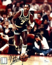Nate Archibald Signed Autographed 8X10 Photo Celtics Road Dribble JSA