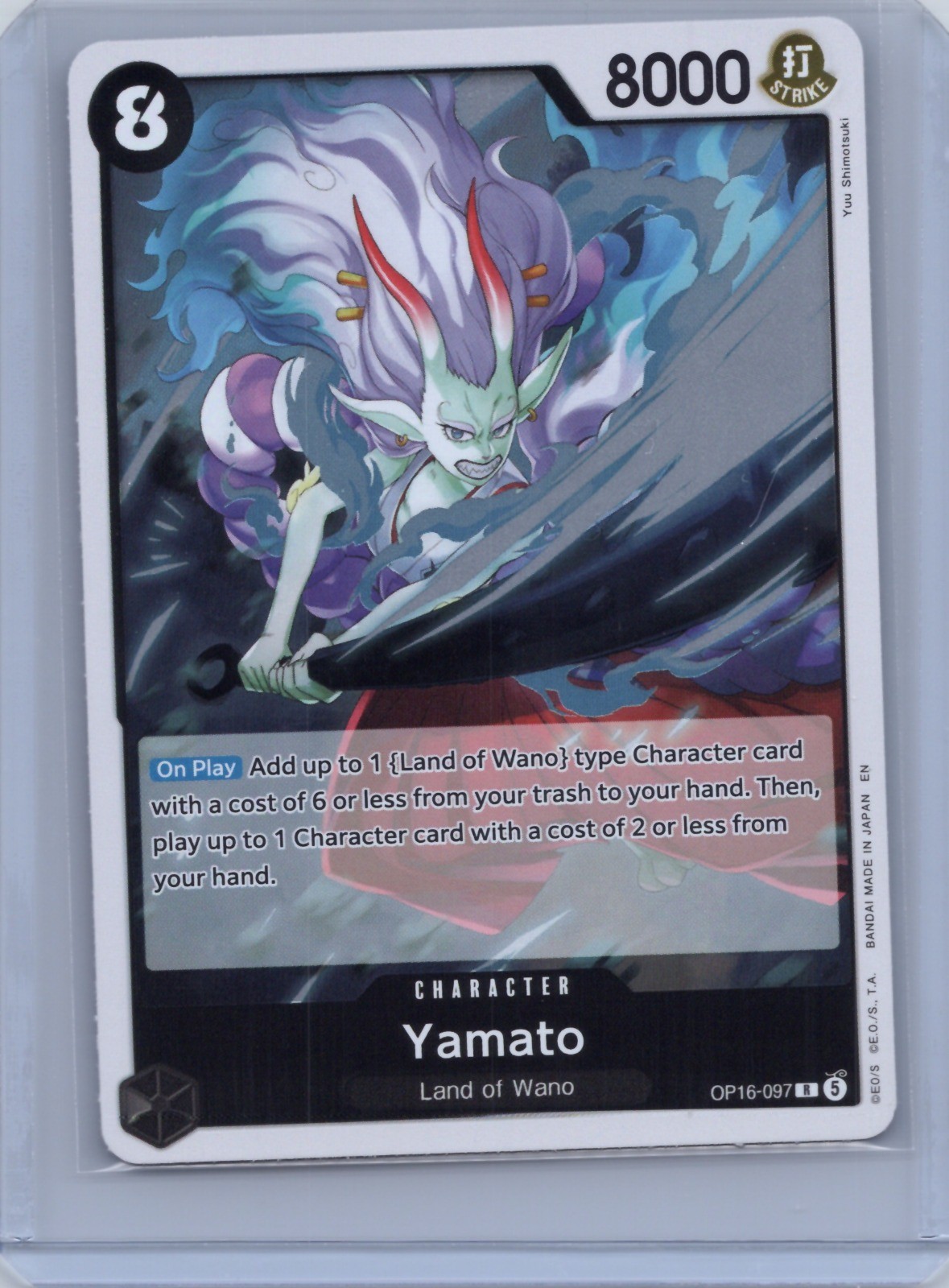 Yamato (097) Foil R The Time of Battle OP16-097 NM