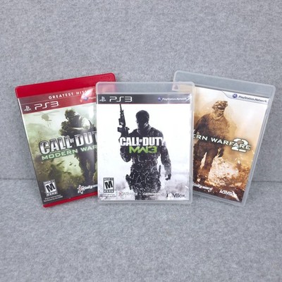 Call of Duty Modern Warfare PS3 Game Lot Bundle COD 4 MW2 MW3 PlayStation 3