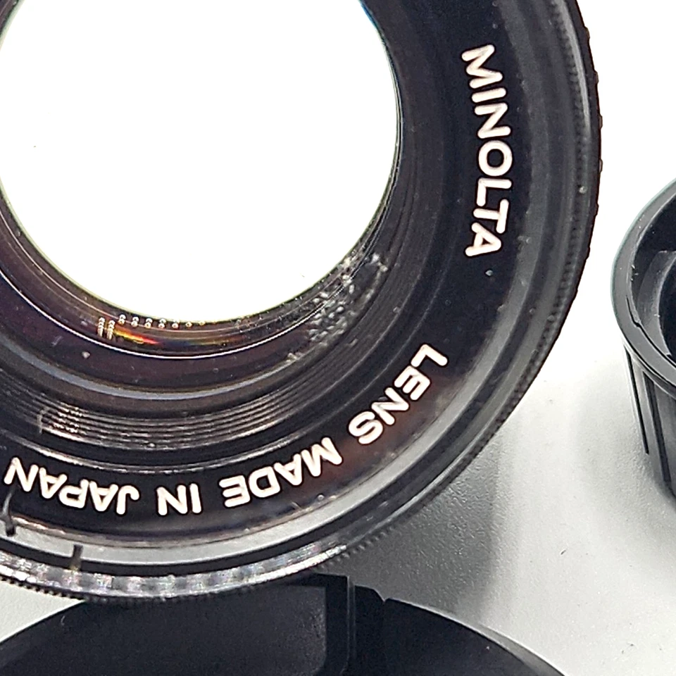 Lente principal Minolta MD Rokkor 50 mm f/1,4 para cámara fotográfica Minolta MD Mount SLR Foto 4 de 4