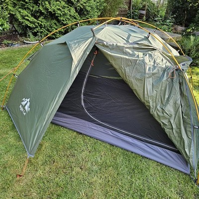  Wasserdichtes Wanderzelt 2Mann-Ultraleicht mit Easy Set Up-Perfekt für Trekking
