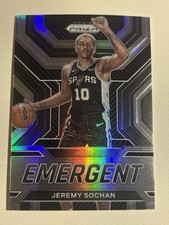 2022-23 Panini Prizm - Emergent Jeremy Sochan #7 Silver Prizm (RC)