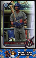 Jose Ramos 2022 Bowman Draft Chrome Refractor #BDC-102 Los Angeles Dodgers