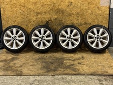 MINI R56 R57 R58 R59 SET OF 4 17 INCH CONICAL SPOKE ALLOY WHEELS 6791945