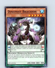 Yu-Gi-Oh TCG Dinomist Brachion MP16-EN196 Unlimited Regular Common Card NM