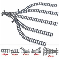 Track Crossing Switch Forked Rail for Lego Ki...