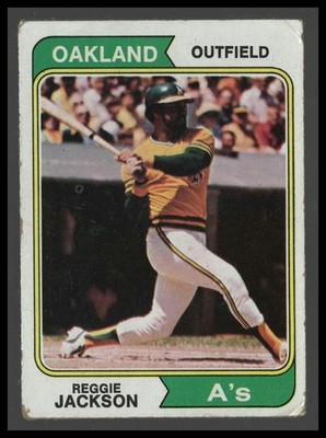 1974 Topps - Reggie Jackson #130 - Oakland Athletics