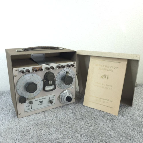 ESI Impedance Bridge 250-C1 Electro Measurement Inc Oregon For Parts Or Repair