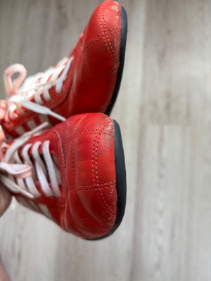 VINTAGE ADIDAS TUSCANY GOODYEAR RACING SHOES RED MEN display picture 1
