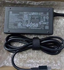Genuine 65W USB-C Charger for HP Elite x2 1012 G2 G4 G8 ProBook 440 450 455 460