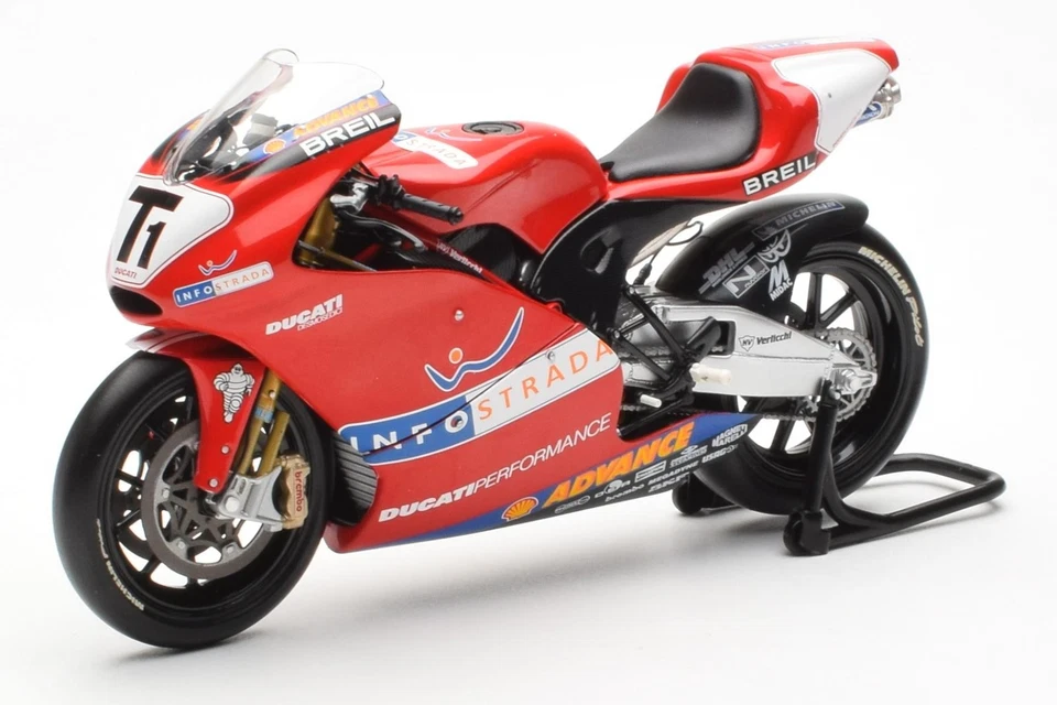 122020099 Ducati Desmosedici MotoGP Prova Minichamps 1/12 - Immagine 2 di 4