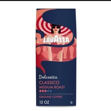 Lavazza DolceVita Classico Coffee 12oz Medium Roast Arabica Robusta Blend 10/27