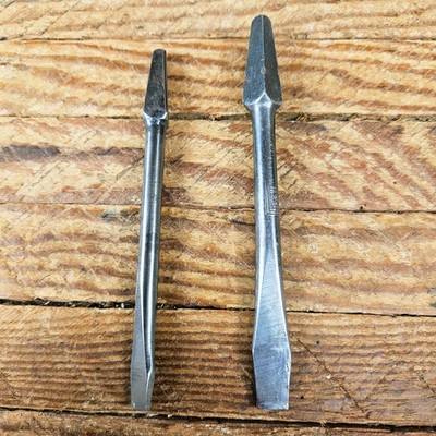 Vintage Irwin No 5 Flat/Slotted Screwdriver Brace Bit & 5/16 Flat Brace Bit