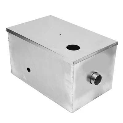 Grease Trap 400x250x230mm Kommerzieller Fettabscheider Edelstahl Abwasser Ö CU - Bild 1 von 4