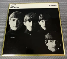 The Beatles - With The Beatles Embossed Steel Wall Sign Apple Corps LTD 12"x 12"