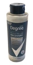Degree Maximum Recovery Epsom Salt & Charcoal Body Wash & Soak 16 Fl oz.