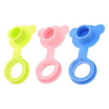 3 Pcs Baby Bath Accessories Silicone Seal Bathtub Stopper Drain Plug