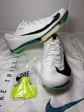 New Nike Air Zoom Maxfly 2 Sprinting Spikes White Spruce Men  s Size 7 FD8395-102