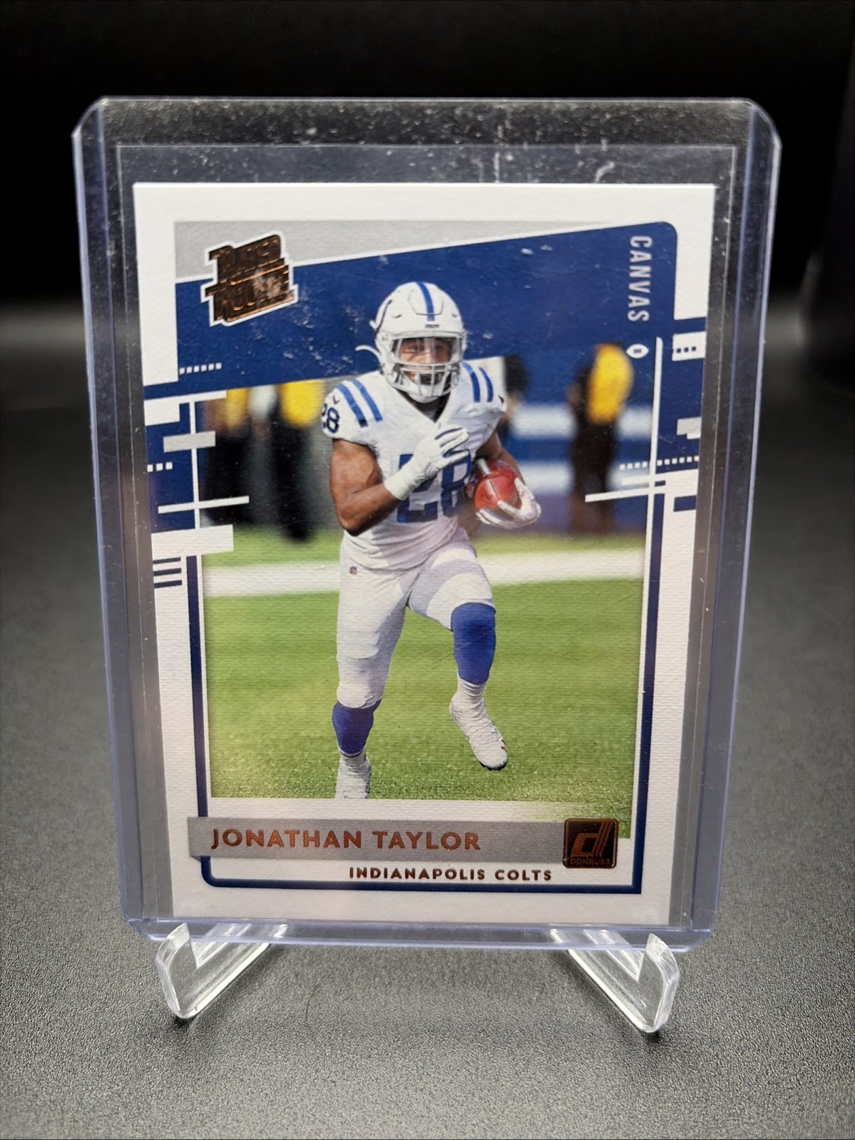 2020 Panini Donruss Rated Rookie Jonathan Taylor #317 Canvas (RC)