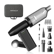 Novyllis Electric Compressed Air Duster Mini Blower Cordless Computer Vacuum
