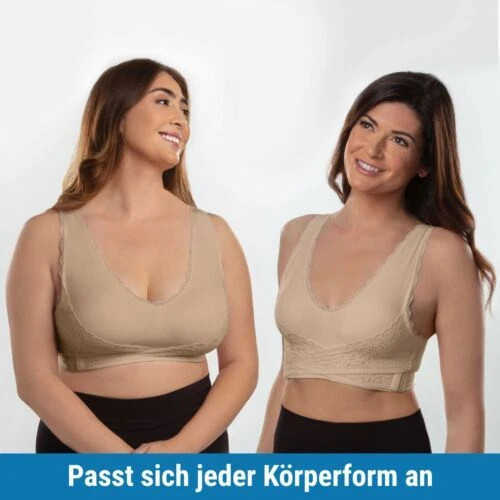 hot 3ER Genius Cara Mia BH-Set ohne Bügel Unterwäsche Damen Gr. S-3XL - Picture 5 of 20