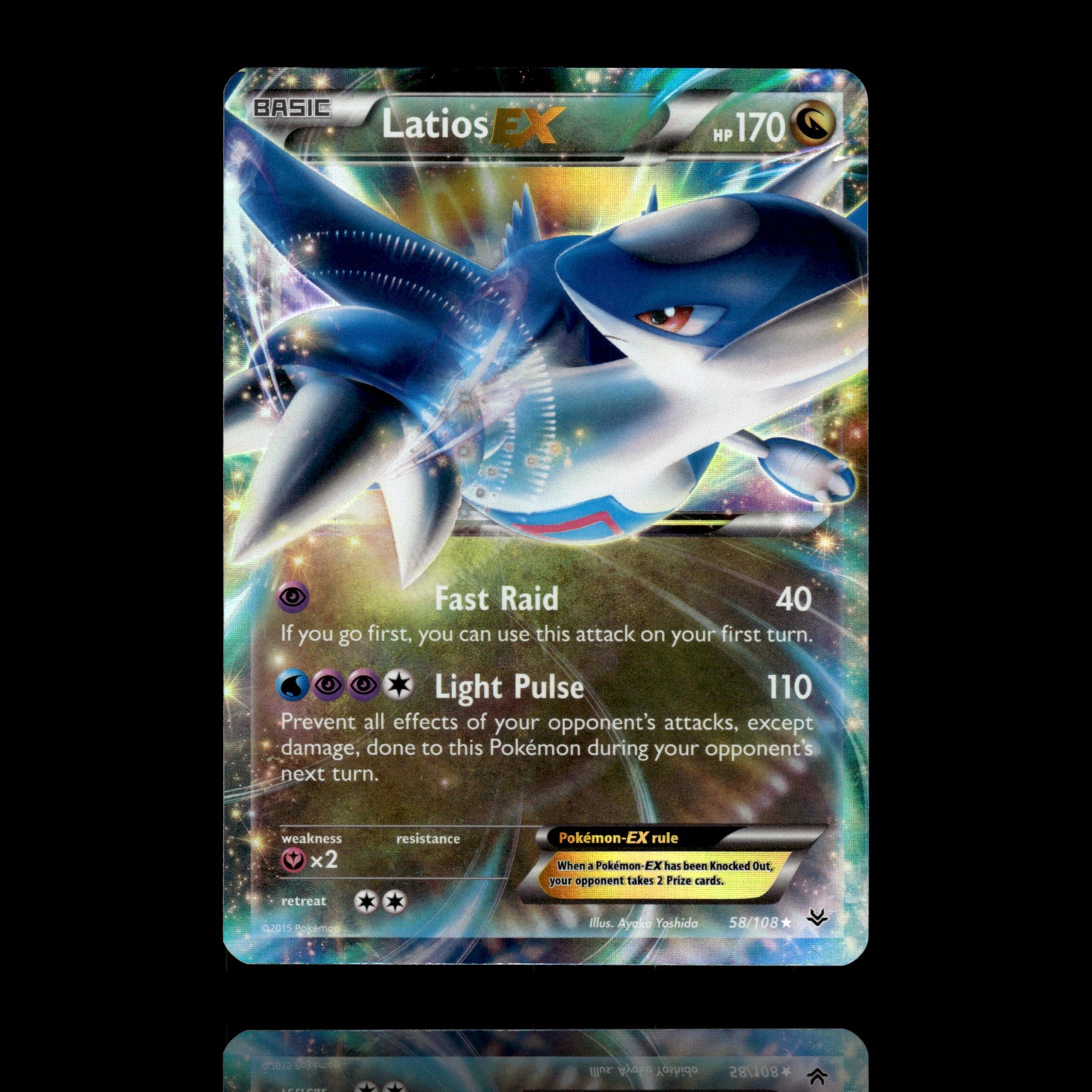 ▸ Latios EX | XY - Roaring Skies | Ultra Rare | 58/108 | NM