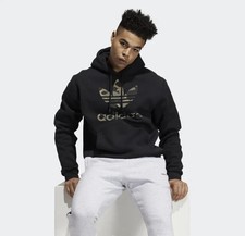 AUTHENTIC ADIDAS TREFOIL CAMO FLEECE HOODIE IC2428 Size S
