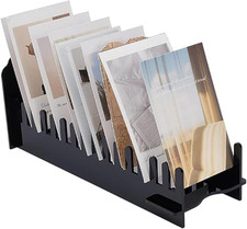 Schallplattenständer,Kartenständer,Postkartenständer für Büro, Zuhause Und Schul