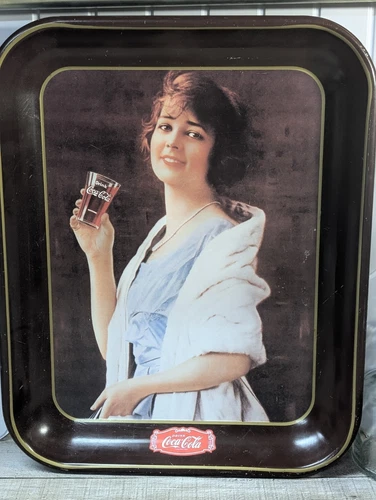 Vintage 1979 DRINK COCA COLA Metal Serving or Advertising Tray