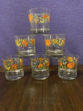 Corelle Wildflower Juice/Lowball Glasses 10 oz Set of 6