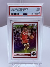 2023-24 Hoops Haunted Hoops Basketball #86 - Amen Thompson RC - PSA 9 MINT 🏀