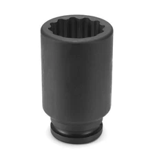 Grey Pneumatic 3128D 3/4" Drive x 7/8" Deep Length Impact Socket, 12 Point