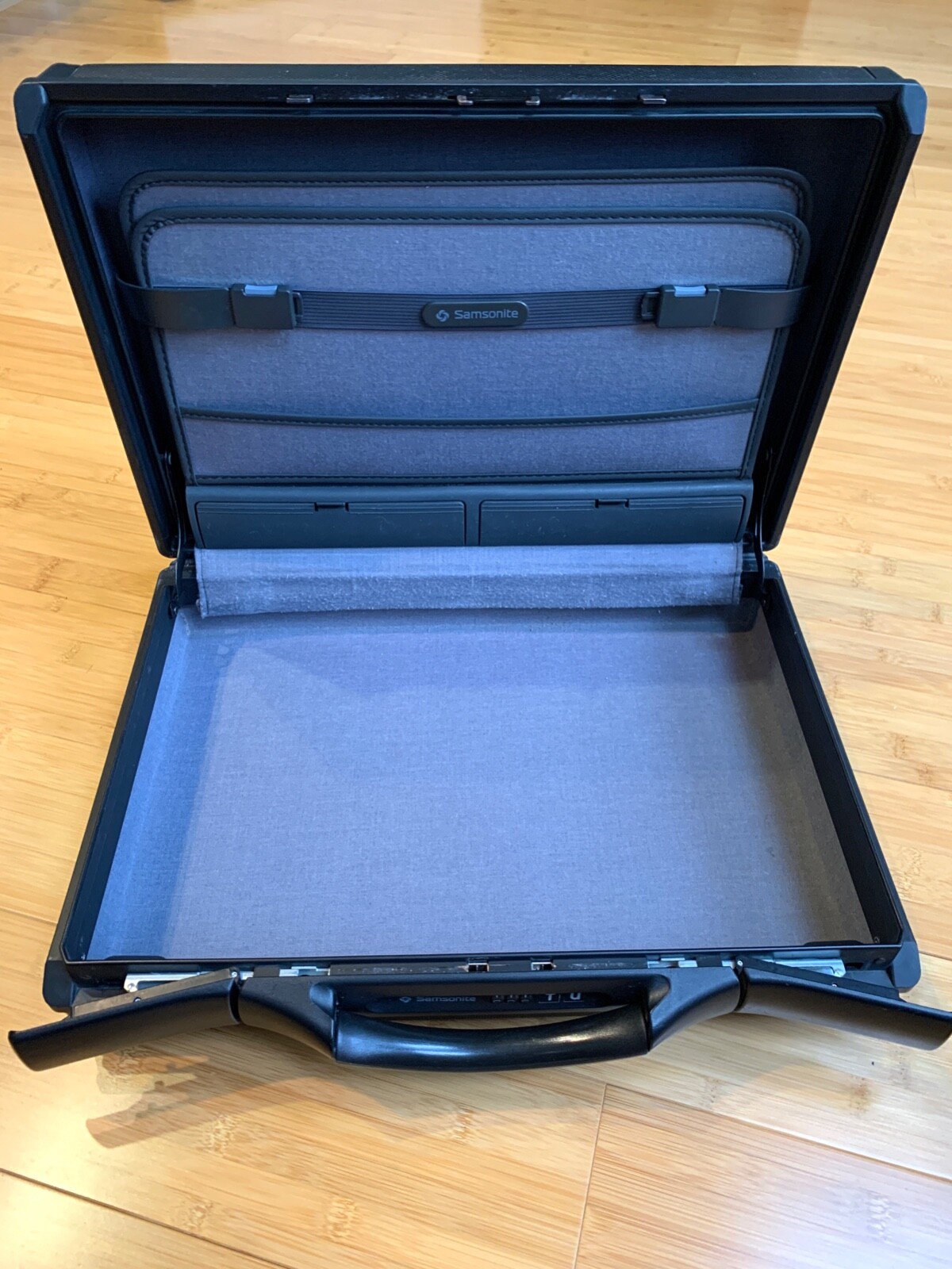 Vintage Samsonite Focus 5" Hard Shell Briefcase Black eBay