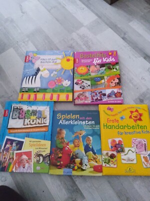5 x Bücherpaket Basteln und spielen Alles ist zum Basteln da, Bastelhits, Top