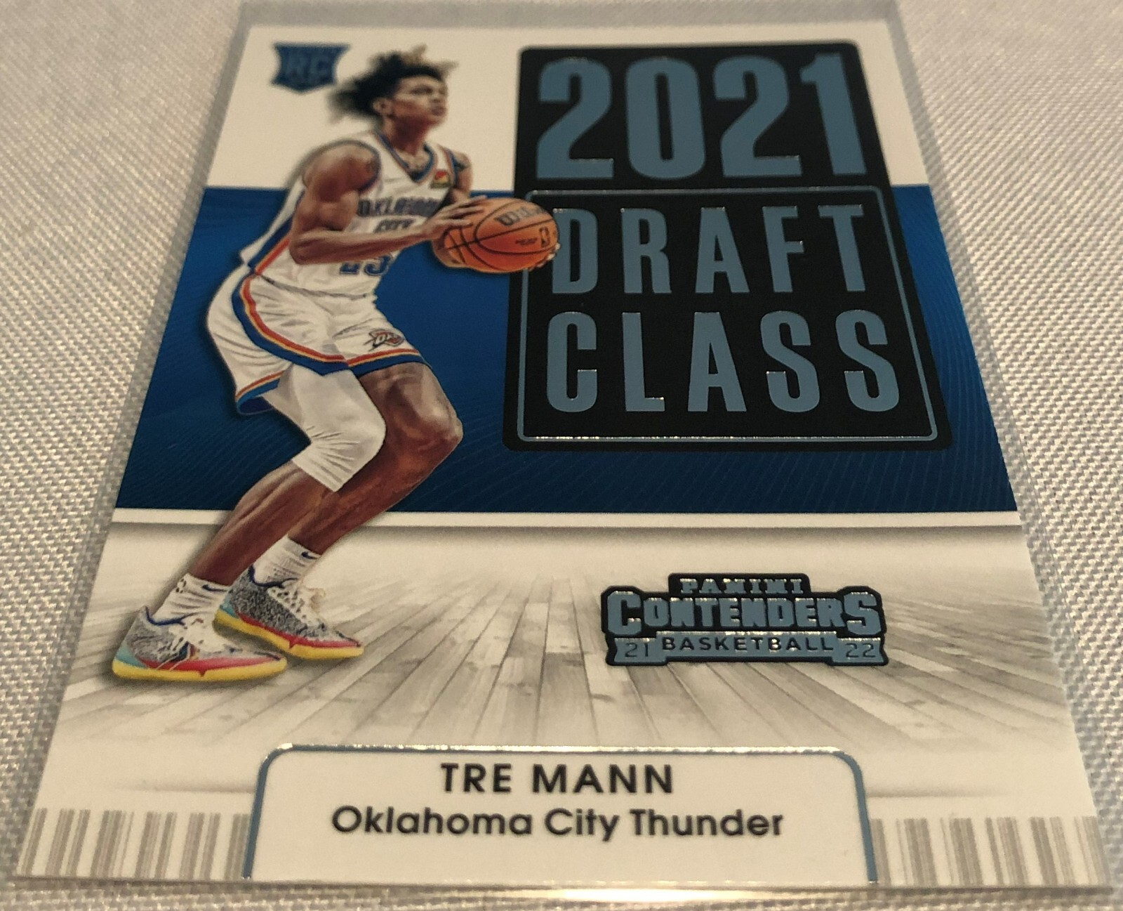 2021-22 Contenders Basketball Tre Mann Oklahoma City Thunder Draft Class Rookie