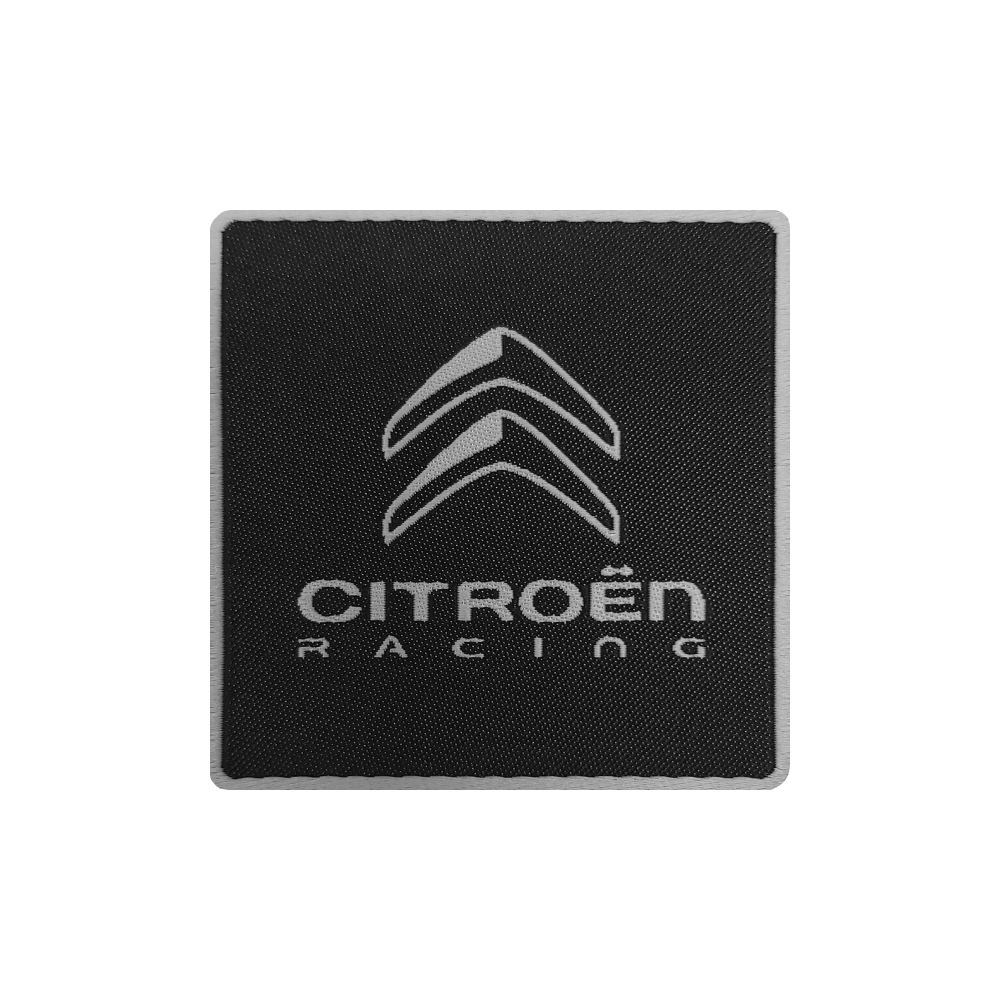 Toppe Patch Citroen Racing Ufficiali, Nero, 60 mm