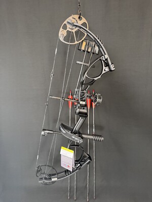 Diamond Archery Edge XT Left Hand Black Ready To Hunt Package With Arrows New