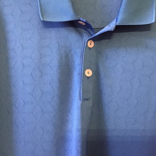 Nike Golf Fit Dry Mens Medium Blue Polo Shirt - Picture 4 of 4
