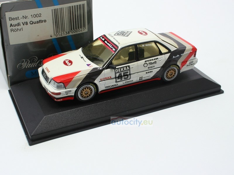 Minichamps Audi V8 Quattro Walter Rohrl Dekra 45 Dtm Bnr001002 For