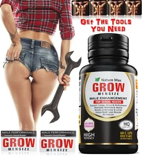 GROW Supplement Horny Goat Weed Herbal & Nature Maca Capsules