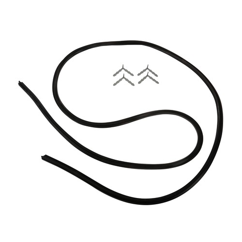 Universal 4 Sided Cooker Oven Rubber Door Seal & Clips & Fitting