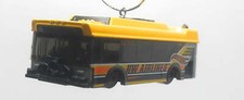 Christmas Ornament for Transit Bus Yellow/ HW Airlines Decal