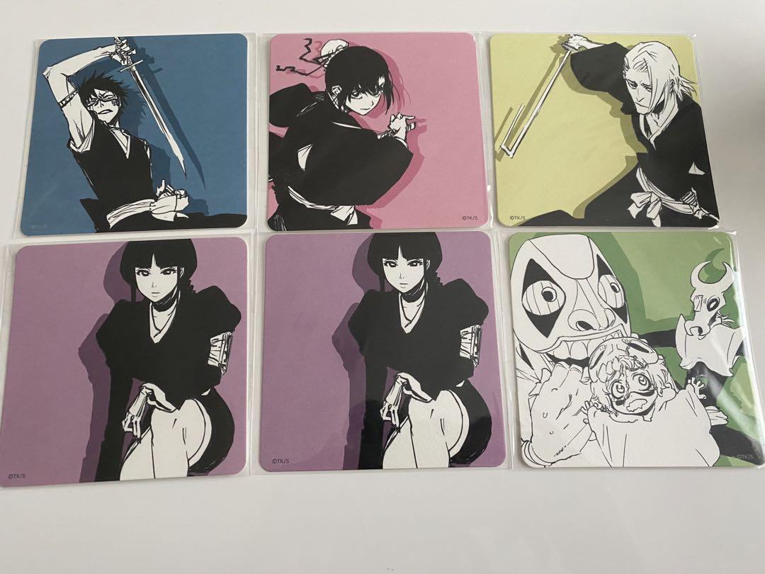 Bleach Genga Exhibition coaster set of 6 Manga Anime limited