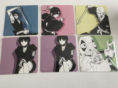 Bleach Genga Ausstellung Untersetzer 6er Set Manga Anime limitiert Weekly Shonen Jump