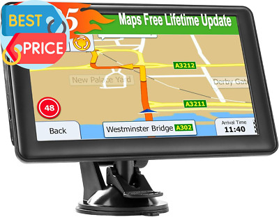 GPS Navigator for Car Truck, GPS Commercial Drivers 2025 Trucker GPS for Semi Tr