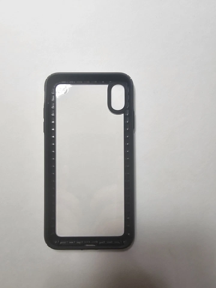 Funda Speck Presidio Show para Apple iPhone XS MAX 6.5"- NEGRA TRANSPARENTE Foto 4 de 4