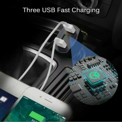 Caricabatteria da auto per smartphone, 75 W, ricarica rapida Caricabatteria da auto per smartphone, 75 W, ricarica rapida