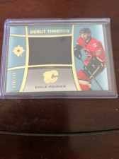 15/16 Ultimate Debut Thread Jersey Emile Poirier Hockey Card #DT-EP 78/149