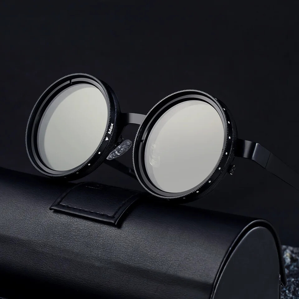 Adjustable Polarized Sunglasses For Men Women Round Fishing Eyewear image 4